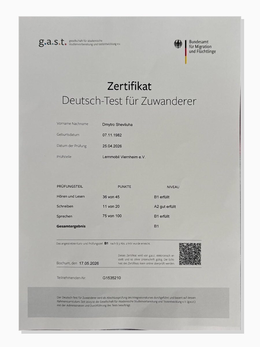 Zertifikat